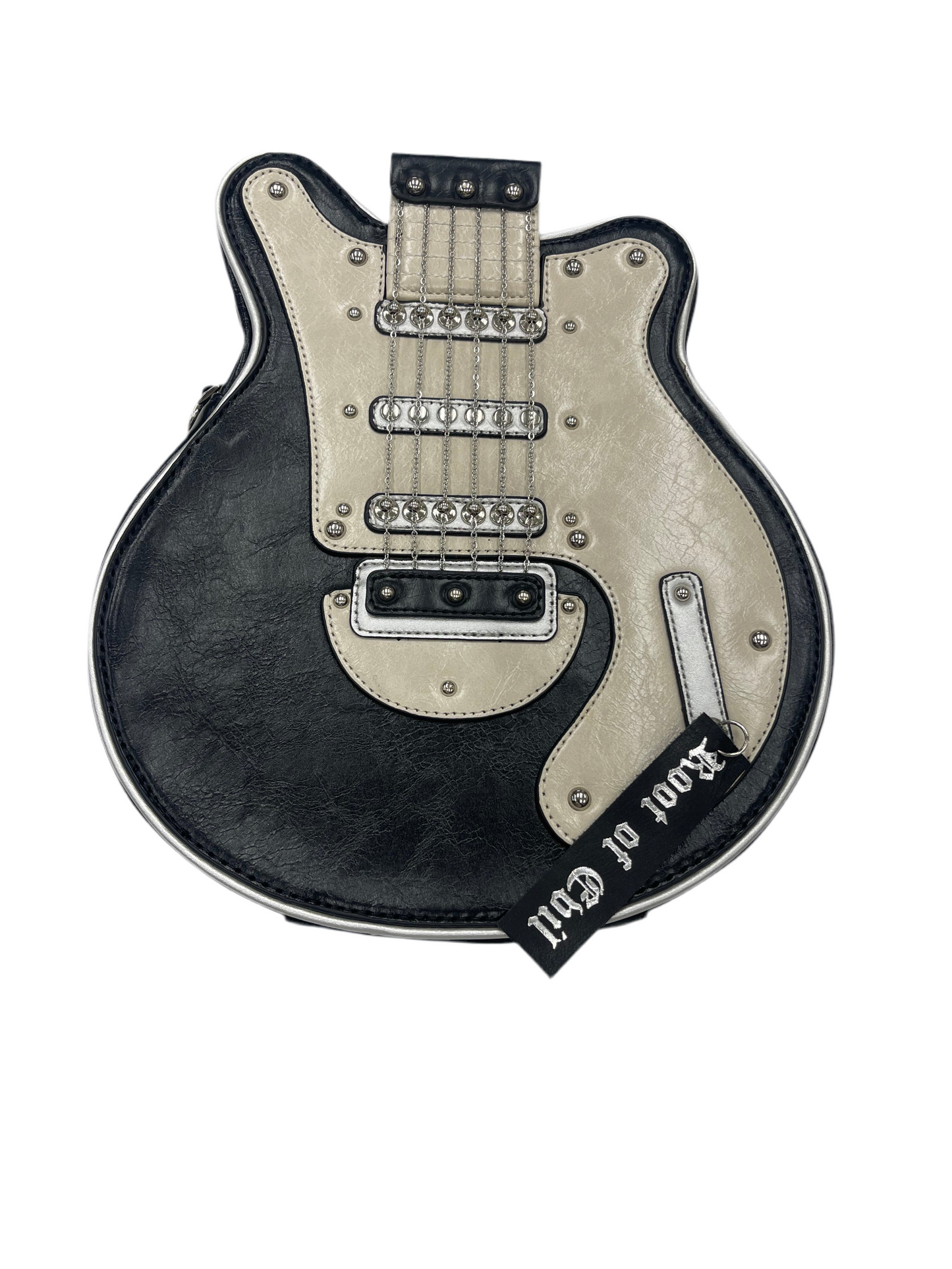 Unisex Leather Guitar Shoulder Bag