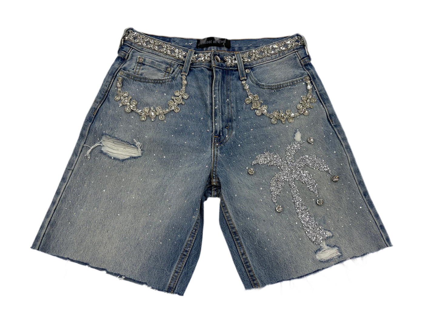 Crystal Jean shorts 🏝️💎