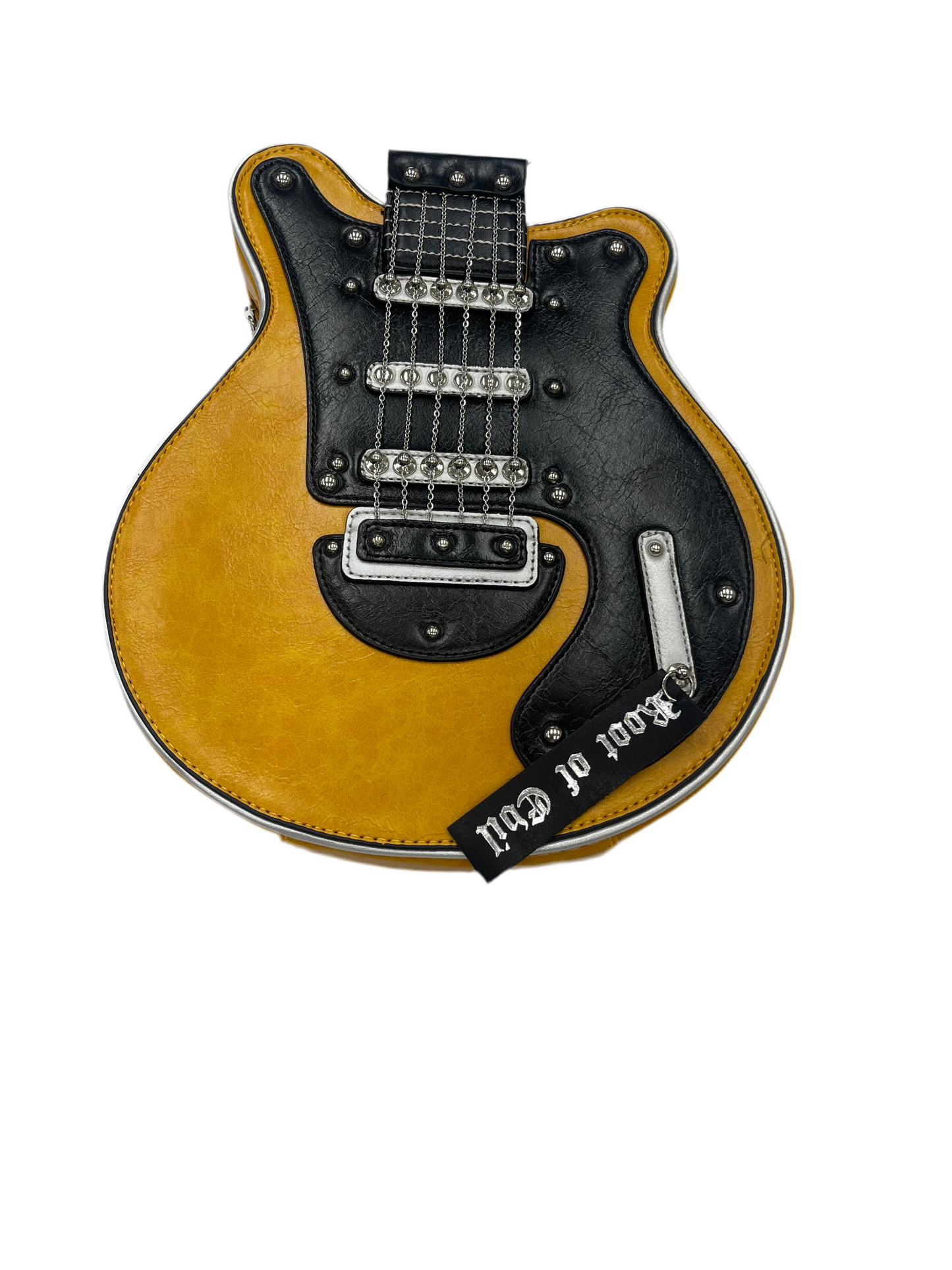 Unisex Leather Guitar Shoulder Bag