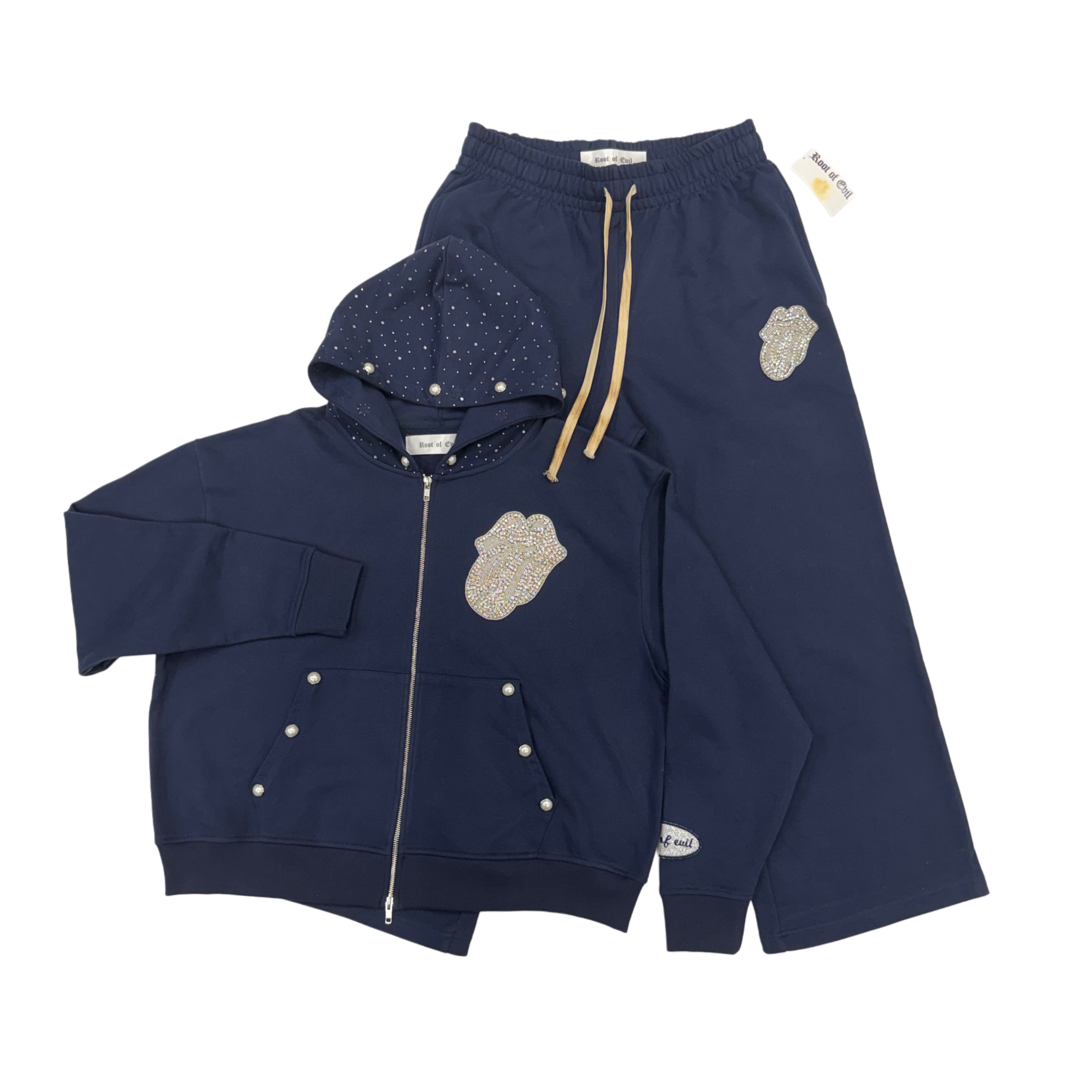 blue crush ice and pearls jogging set