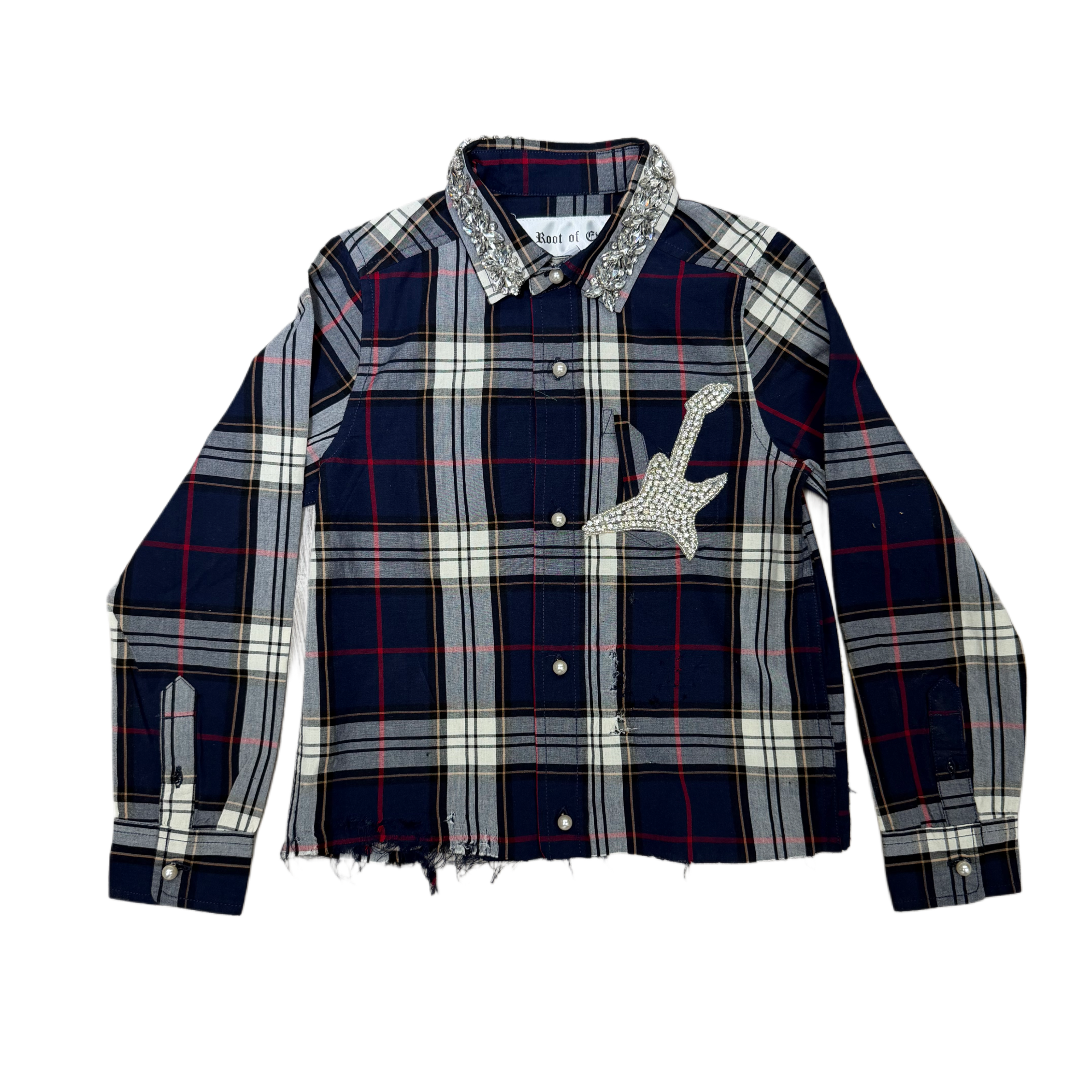 Kids rockstar flannel