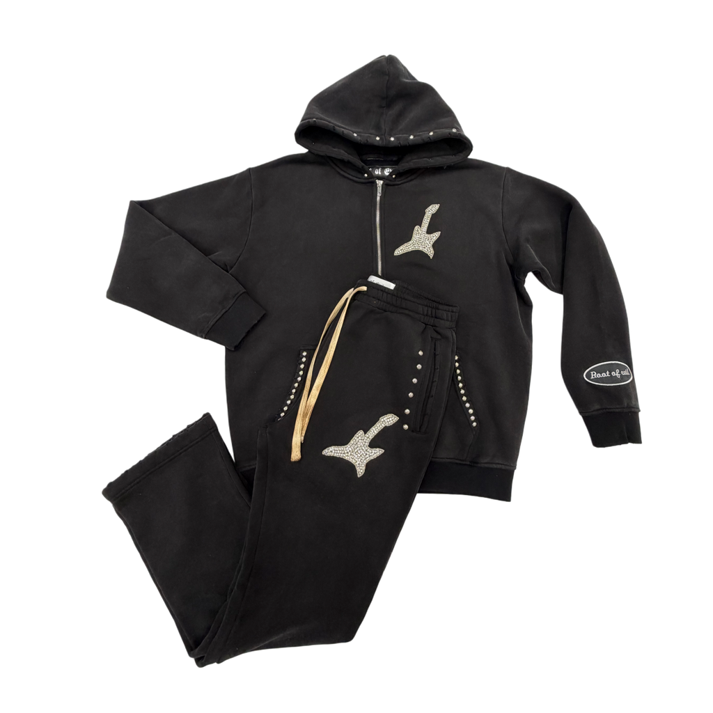 Rockstar studded jogging suit