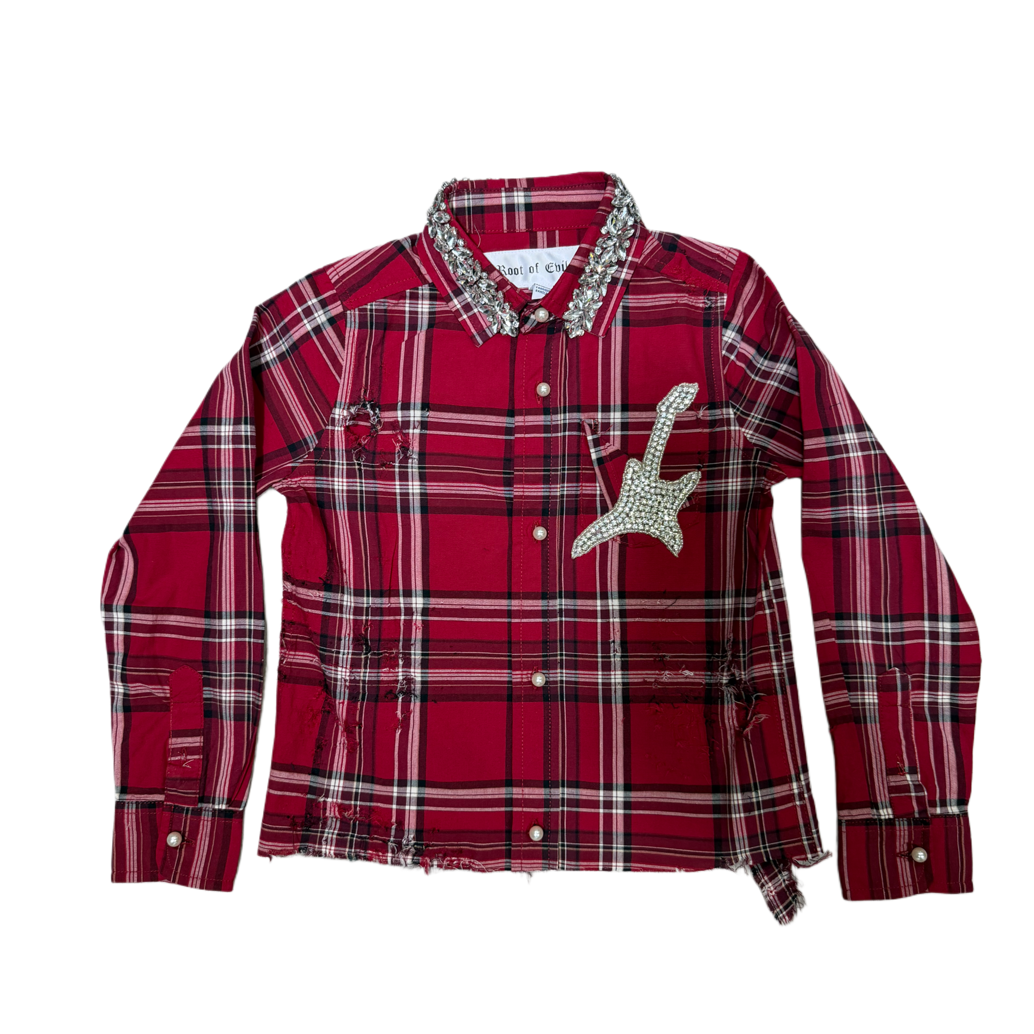 Kids rockstar flannel