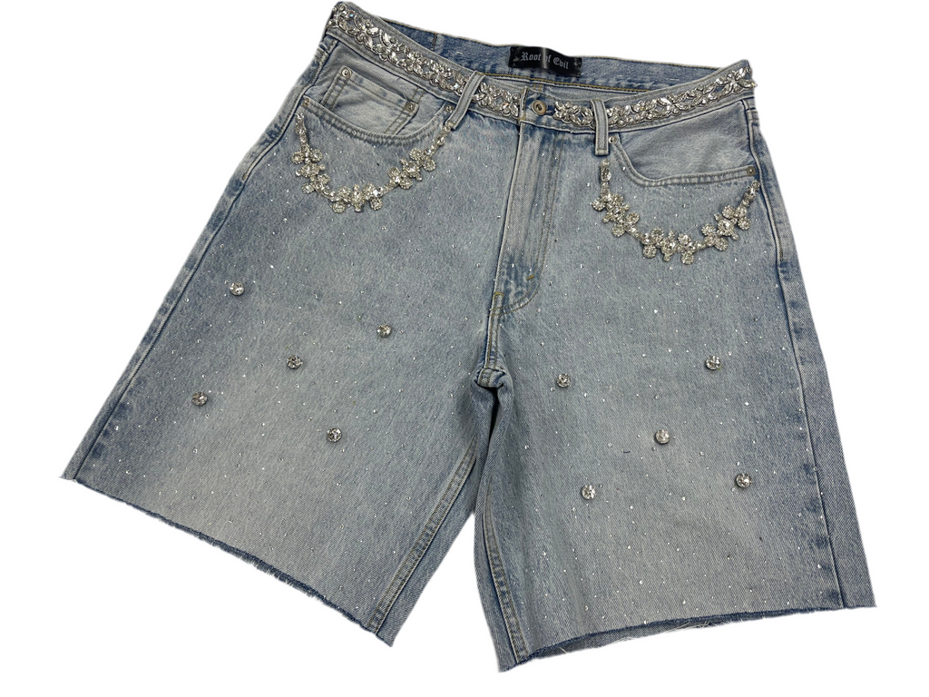 Crystal Jean shorts 🏝️💎