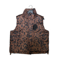 brown leopard vest