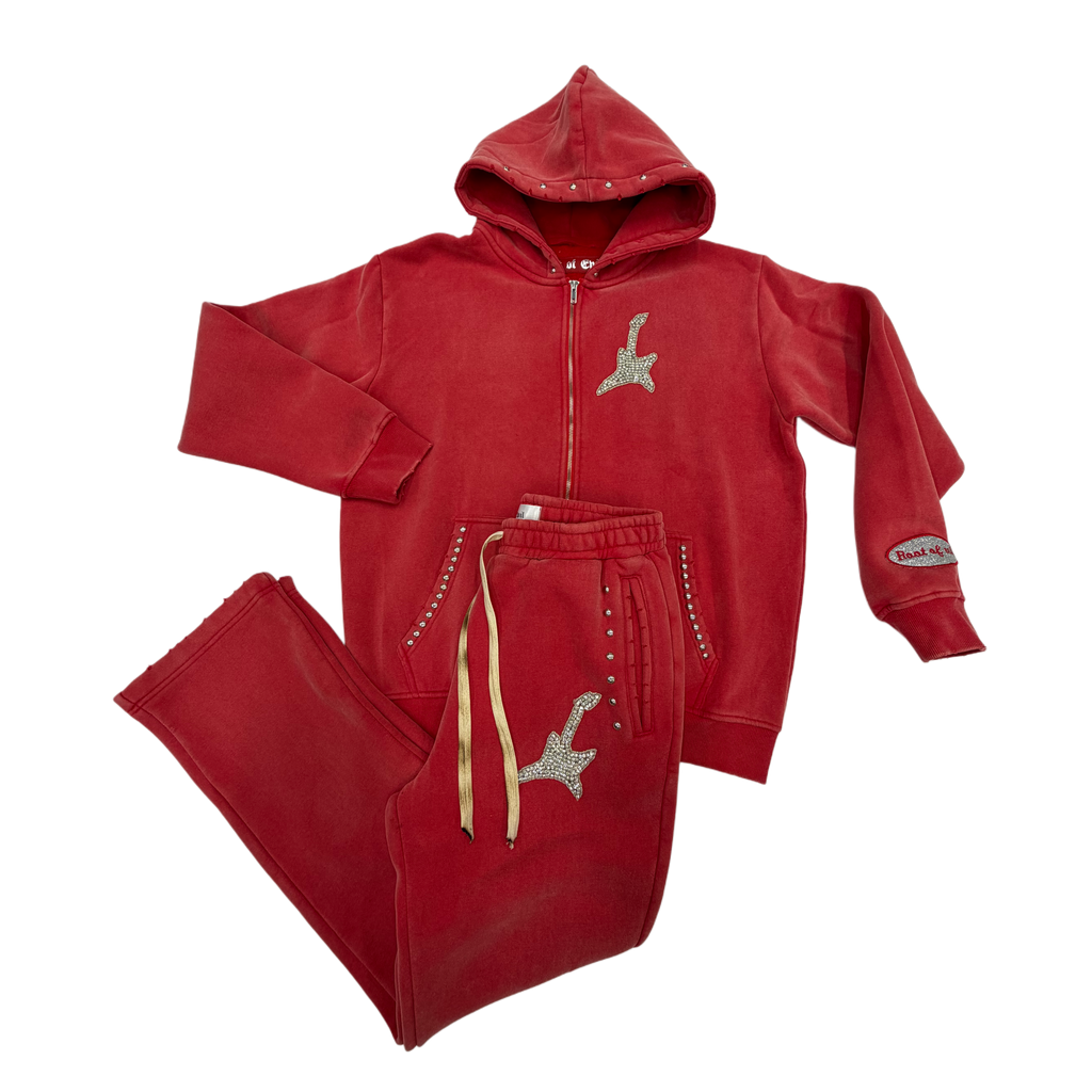 Rockstar studded jogging suit