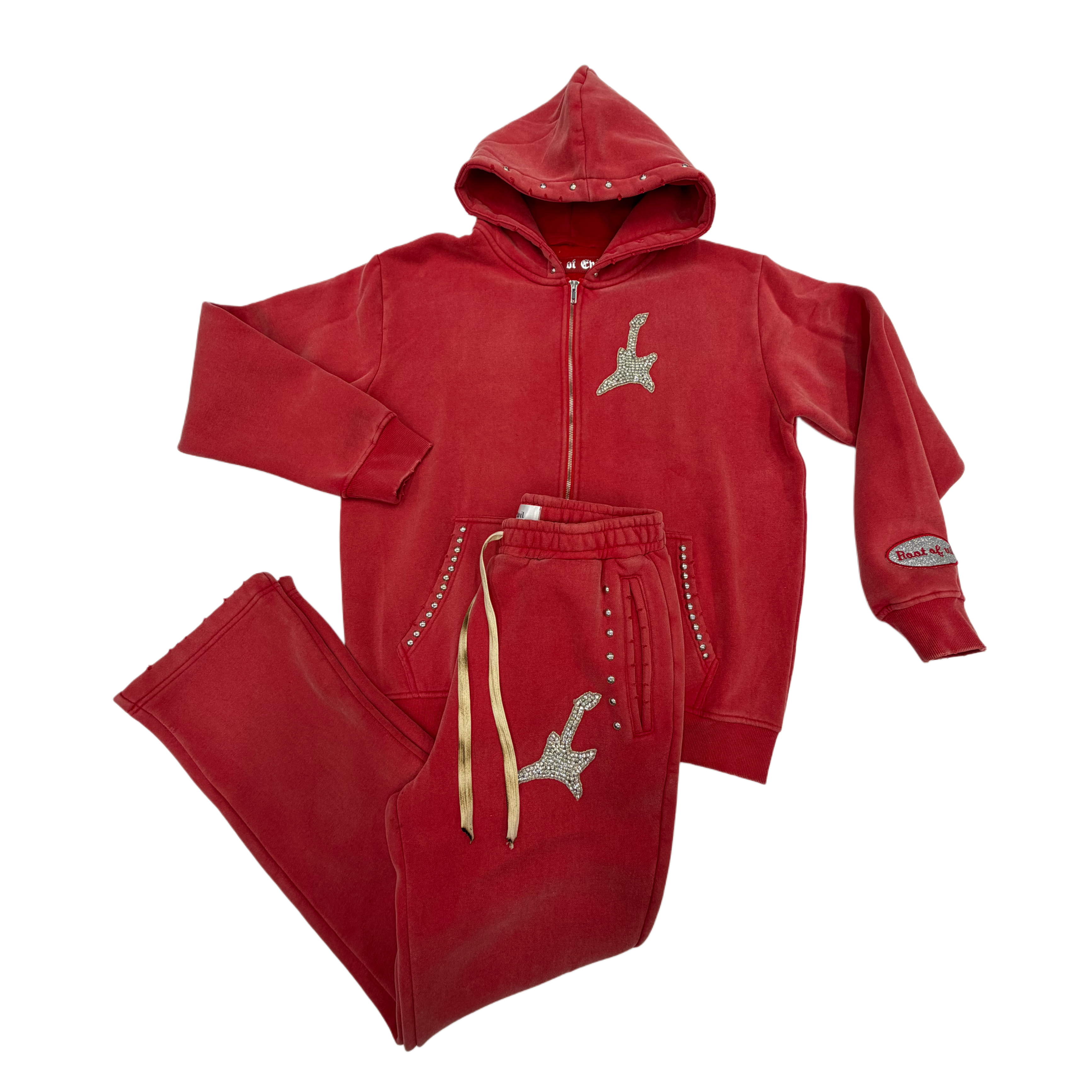 Rockstar studded jogging suit