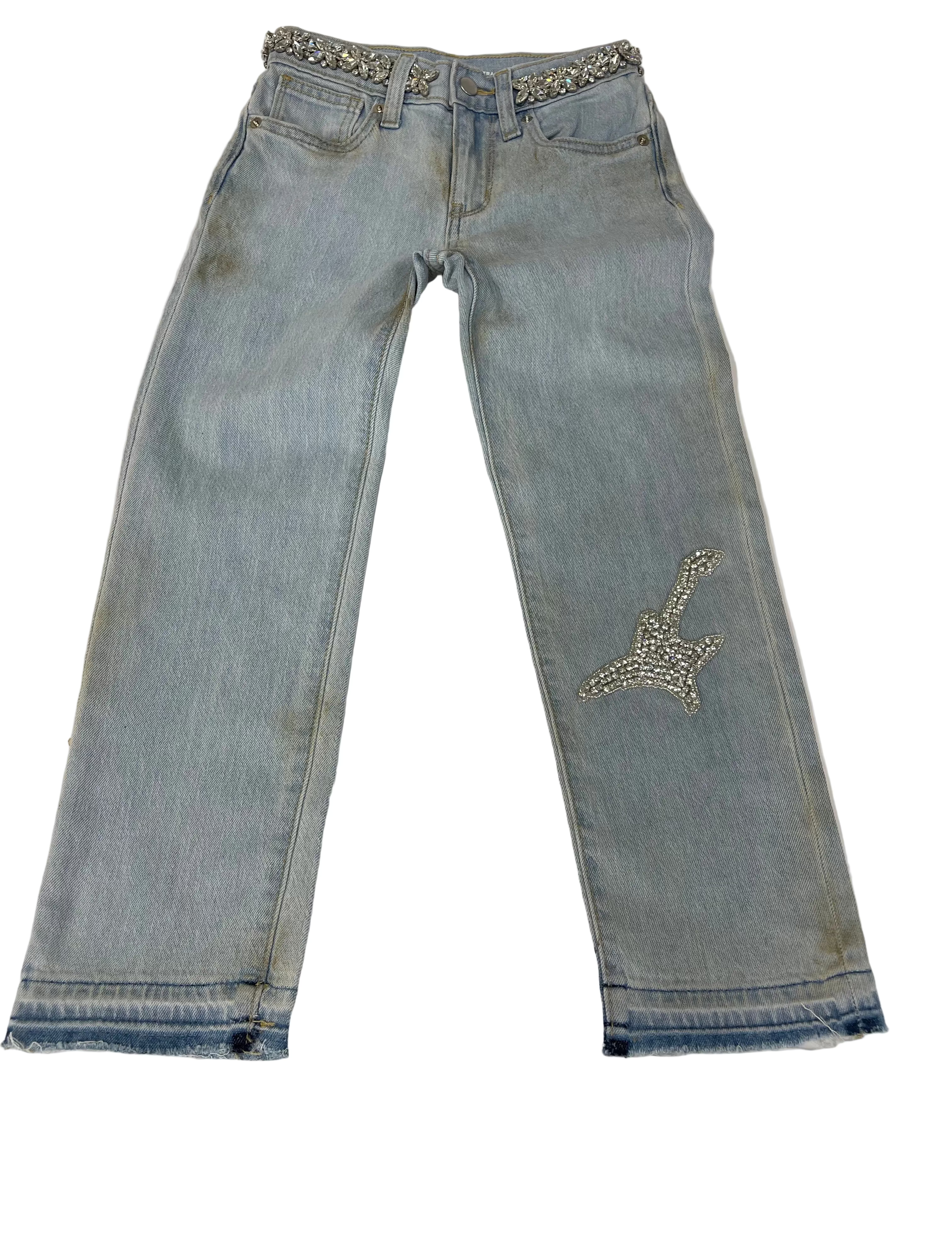 Kids crystal denim