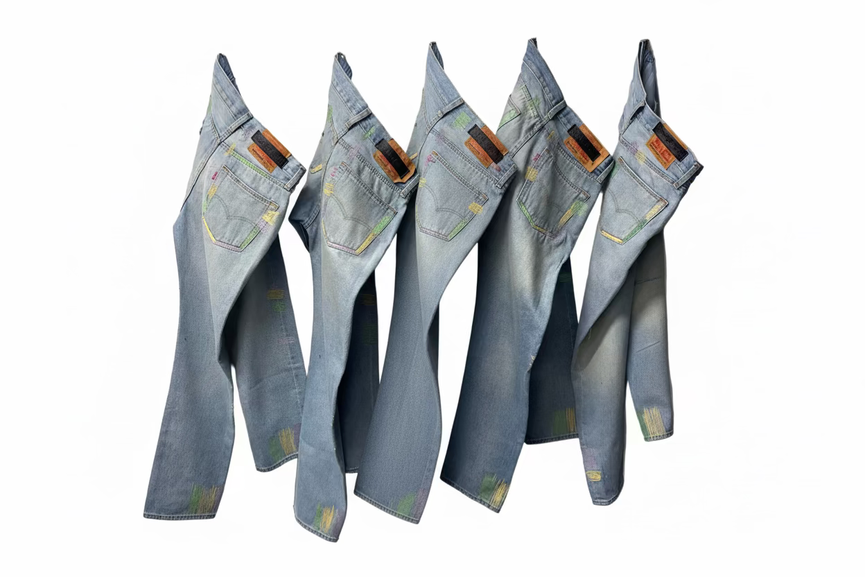 Root of Evil “Pastel Stiched Denim”