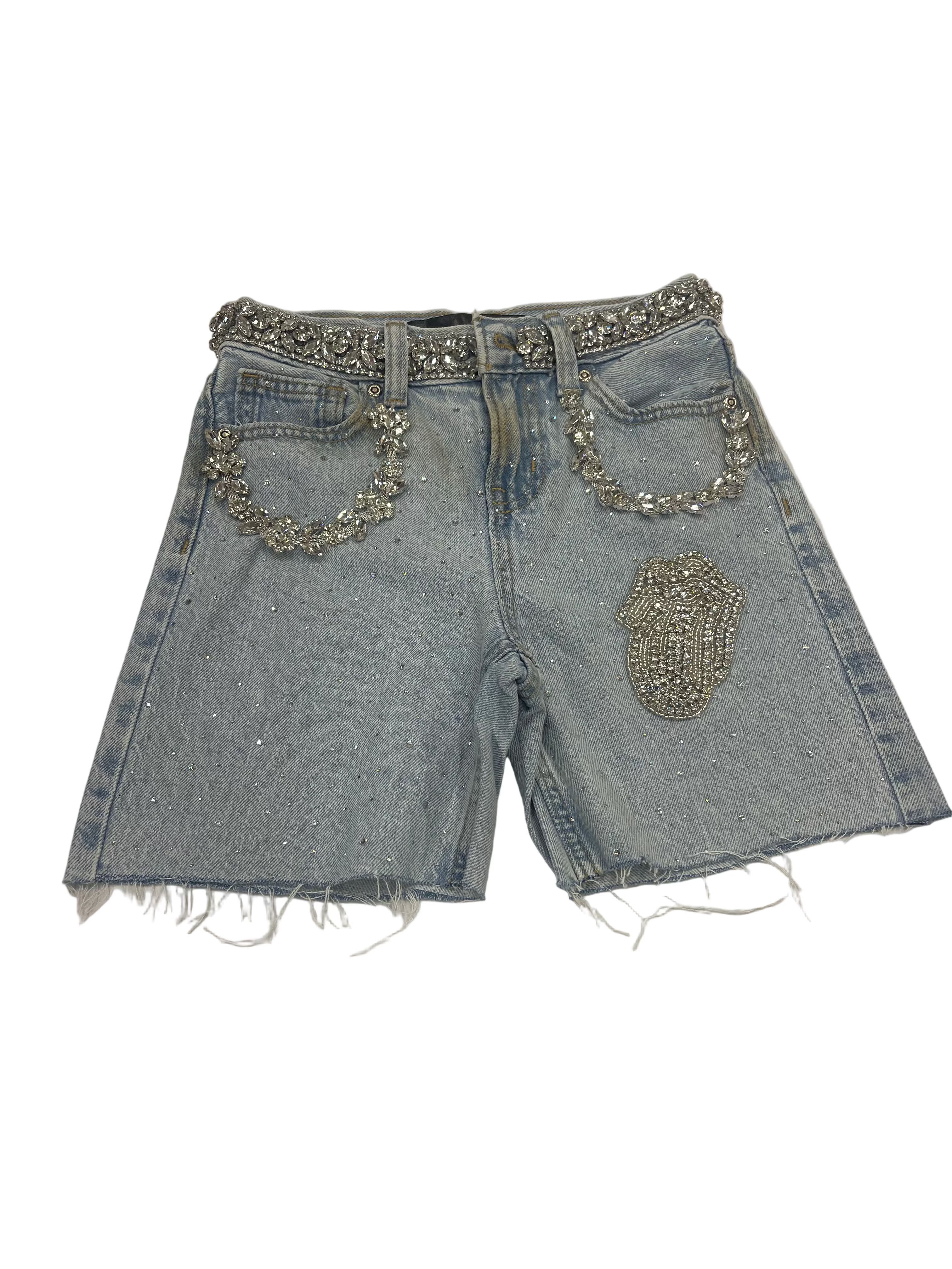 Kids crystal denim