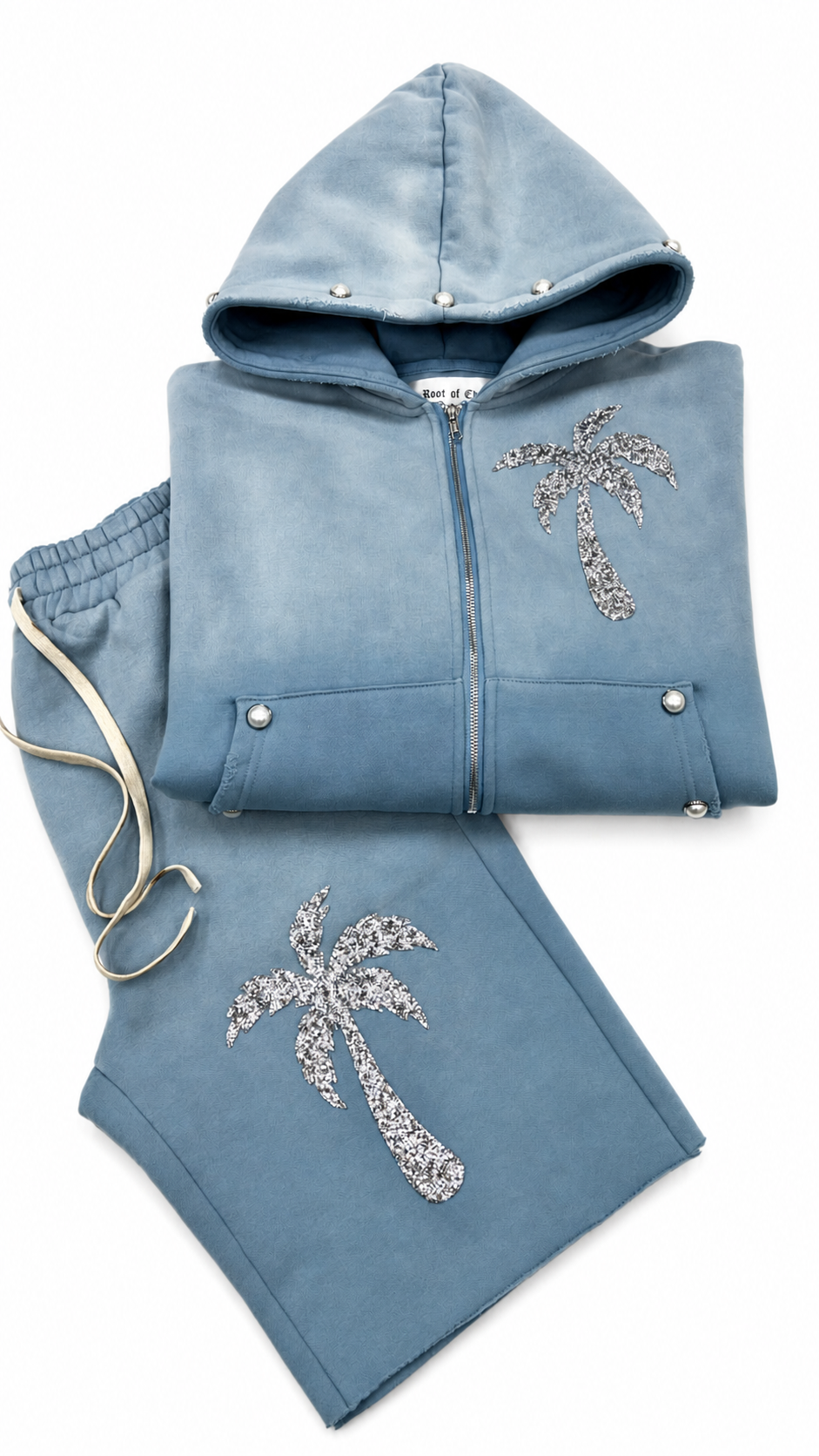 Crystal Palm tree joggers set