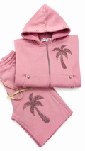 Crystal Palm tree joggers set
