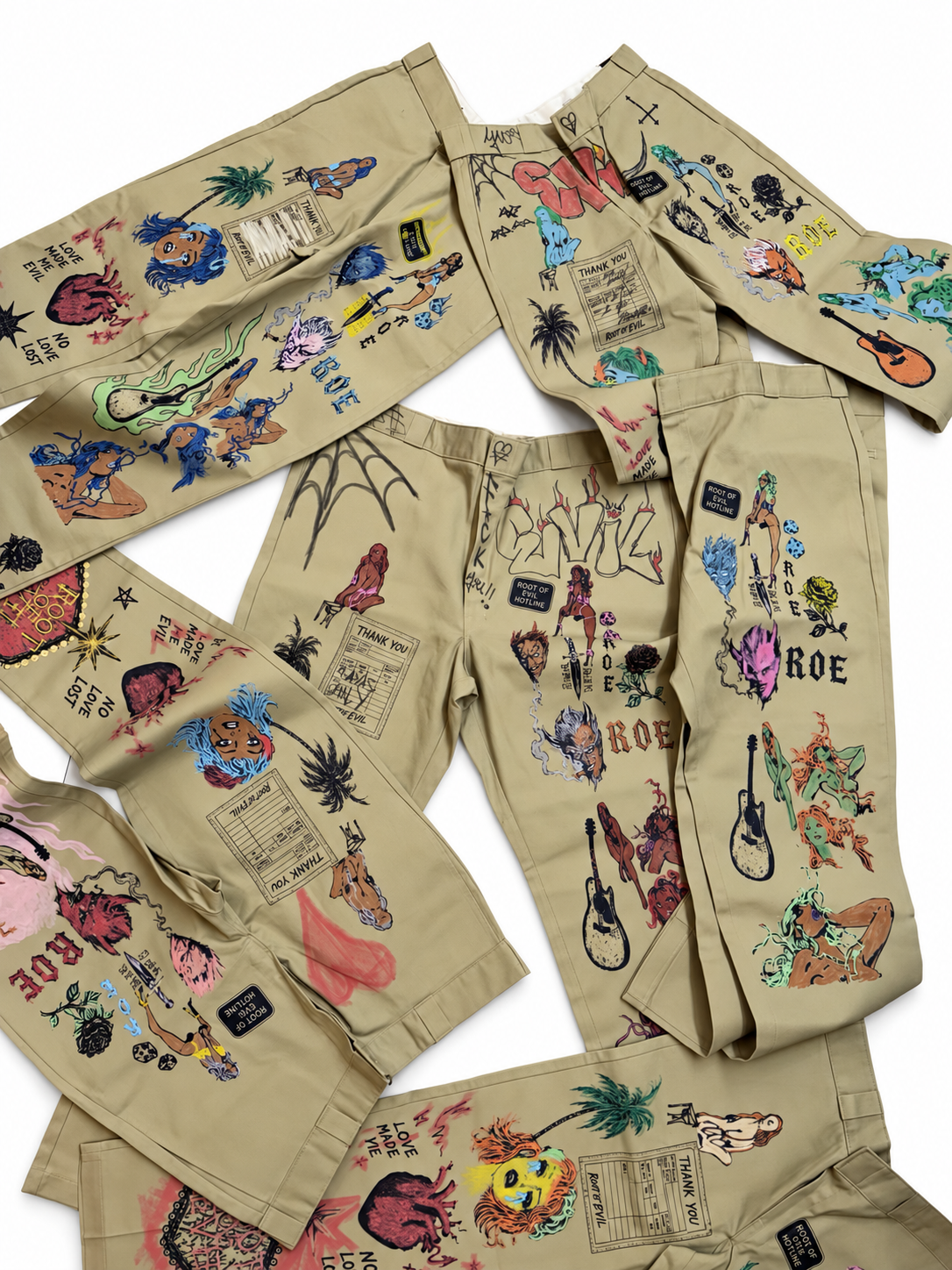 ROE “NO LOVE LOST” 1-OF-1 PANTS