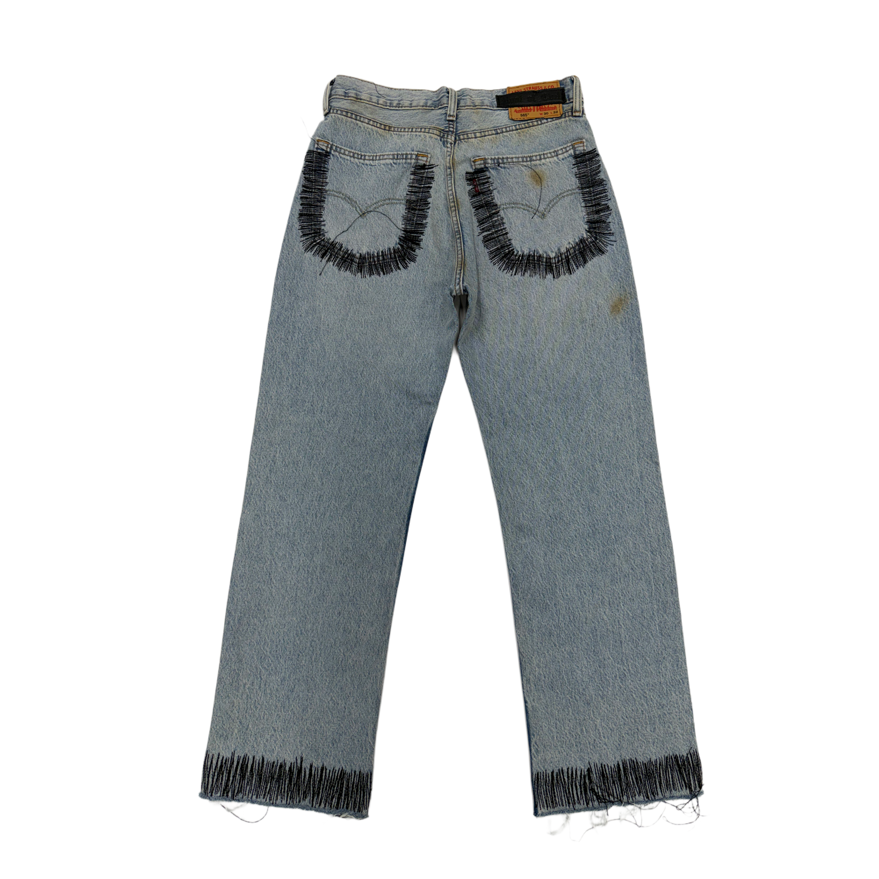 Pin Strip Denim